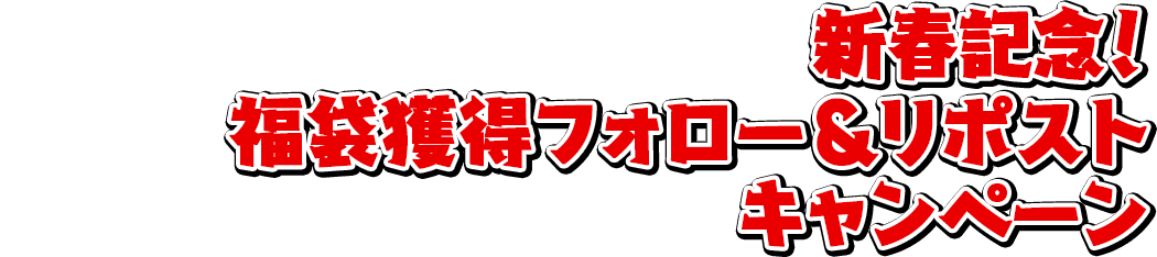 新春記念！福袋獲得フォロー＆リポストキャンペーン